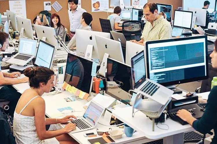 
	Escrit&oacute;rio do site Airbnb, em S&atilde;o Francisco:observar quem s&atilde;o os gestores &eacute; um dos passos para desvendar a cultura da empresa
 (Ole Spata/Latinstock)