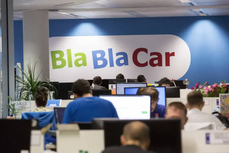 BlaBlaCar: a confederação processava plataforma digital argumentando que ela atuava como uma "empresa de transporte sem as autorizações correspondentes" (Christophe Morin/ Bloomberg/Bloomberg)