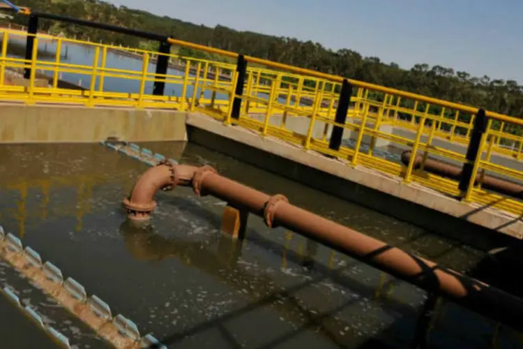 
	Esta&ccedil;&atilde;o de tratamento da Sabesp: companhia teve aprovado empr&eacute;stimo de R$ 61,1 mi
 (Divulgação/Sabesp)