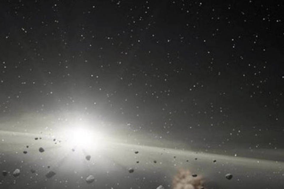 Sem tecnologia infravermelha, encontrar asteroides é como "procurar por um carvão na escuridão do céu" (NASA/AFP)