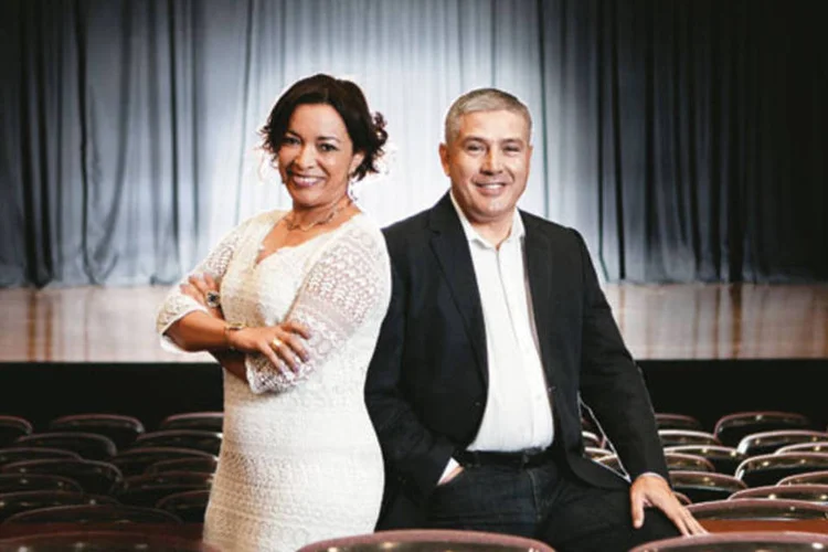 Marlene Oliveira e Osvaldo Barbosa, da RV Mais (Daniela Toviansky)