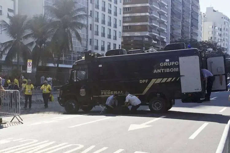 Segurança na Rio-2016: mochila foi detonada perto de prova de ciclismo (Scott Malone/ Reuters)