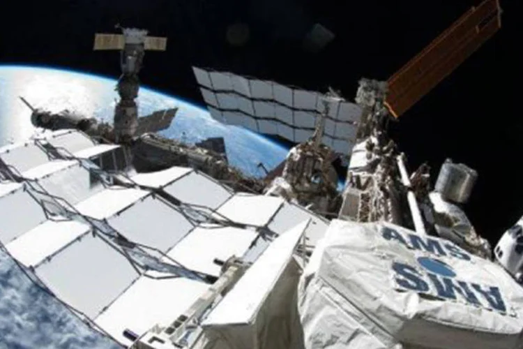 
	Esta&ccedil;&atilde;o Espacial: De acordo com a&nbsp;NASA, poucos astronautas votaram do espa&ccedil;o, como Michael Fincke na elei&ccedil;&atilde;o presidencial de 2008
 (©AFP / Ho)