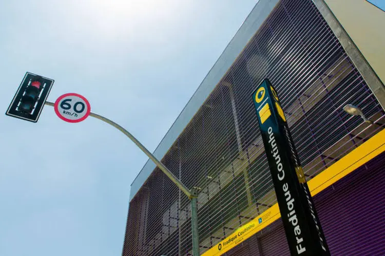 
	Fachada da esta&ccedil;&atilde;o Fradique Coutinho, da Linha Amarela do Metr&ocirc;, em S&atilde;o Paulo
 (Alexandre Carvalho/A2 FOTOGRAFIA)