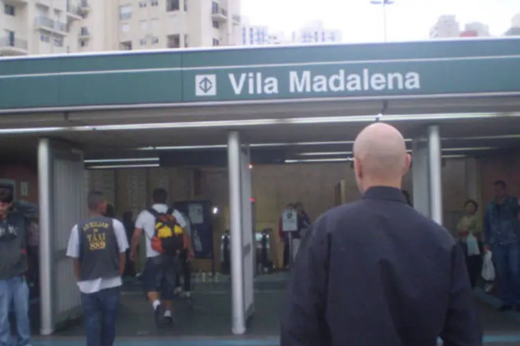 Estrada da estação Vila Madalena, São Paulo (Pedro Zambarda/EXAME.com)