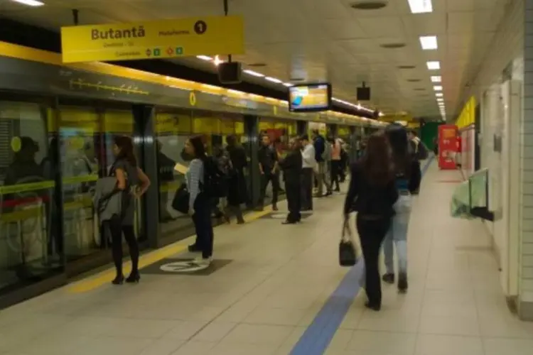 
	Esta&ccedil;&atilde;o da Linha Amarela do metr&ocirc; de SP:&nbsp;n&atilde;o houve paralisa&ccedil;&atilde;o na Linha Amarela
 (Marco Prates / EXAME.com)