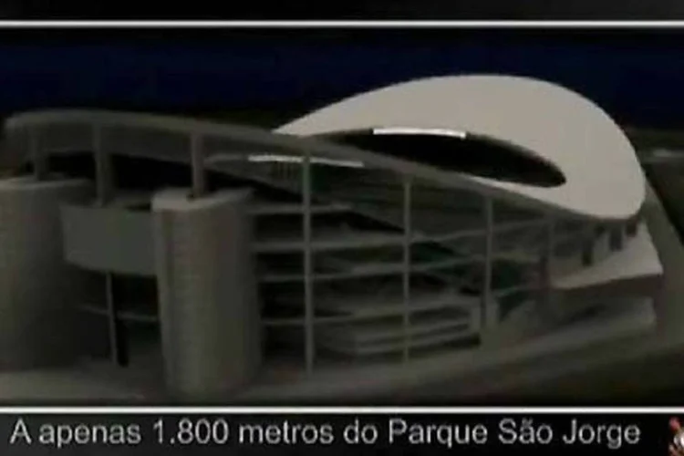 Projeto da arena: apoio de parte do conselho do clube e empresas privada