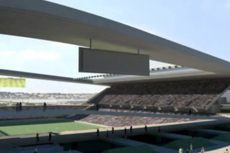 Projeto do estádio do Corinthians prevê 48 mil lugares, exigência da Fifa é de, pelo menos, 65 mil (.)