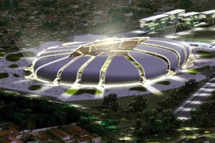 Projeto do Estádio das Dunas, em Natal: obra está orçada em R$ 400 bilhões (Divulgação)