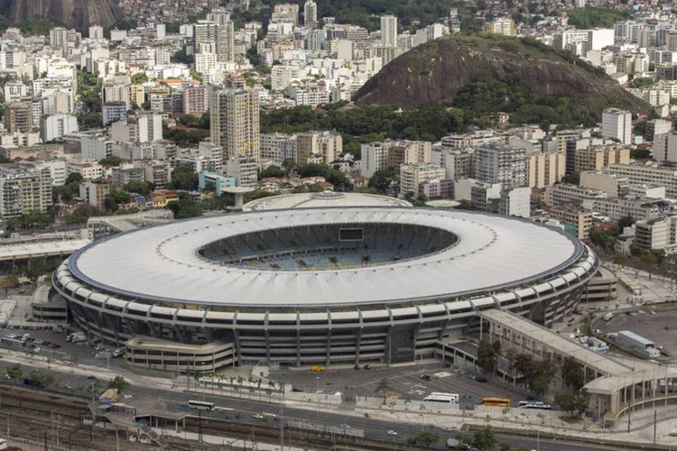
	Est&aacute;dio do Maracan&atilde;: uma das obras tocadas pela Andrade Gutierrez e que contaram com pagamento de propina para obten&ccedil;&atilde;o do contrato
 (Daniel Brasil/ Portal da Copa)