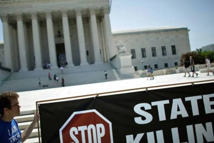 
	Protesto contra pena de morte nos EUA: referendo transformar&aacute; o Nebraska em um campo de batalha nacional entre partid&aacute;rios e opositores &agrave; pena de morte
 (Getty Images)