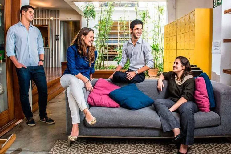 Participantes do programa de estágio: experiência em três empresas — Ambev, Credit Suisse e McKinsey (Germano Luders / Exame)