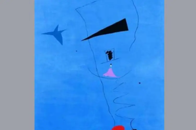 Quadro foi descrito pelo próprio Miró (1893-1983) como um ponto de inflexão em sua trajetória artística (Divulgação)