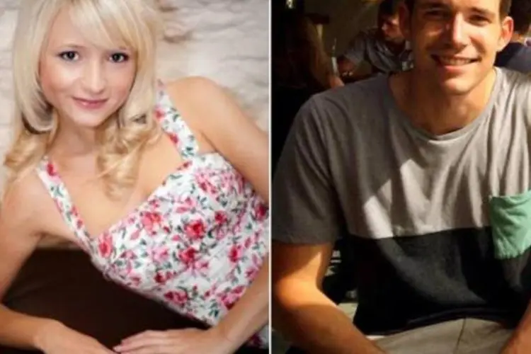 Os estudantes britânicos Hannah Witheridge e David Miller, mortos na Tailândia (AFP)