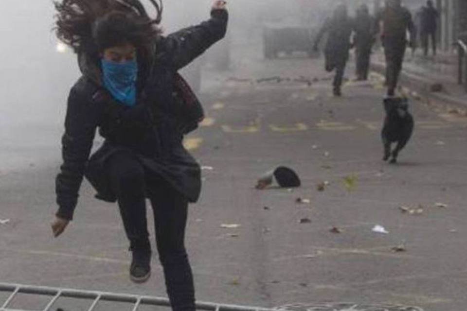 Estudantes chilenos protestam contra reforma educacional