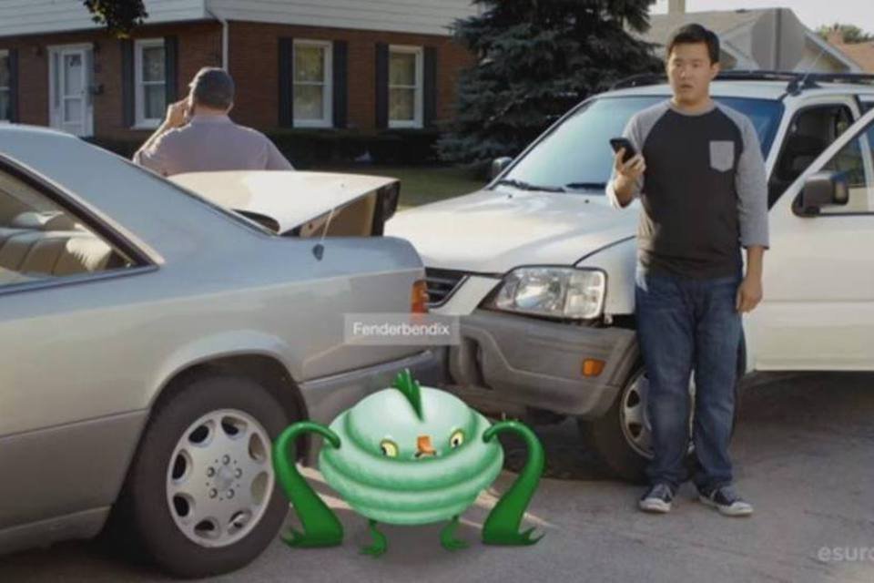 Esurance: seguradora faz campanha onde motoristas desanimados estão ao lado dos "Pokémons" que capturaram  (Reprodução/Youtube)