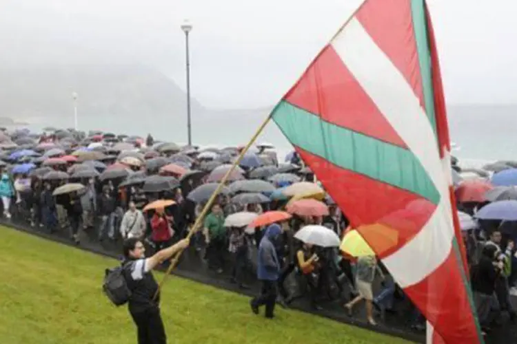 Marcha a favor da transferência dos membros detidos do ETA ao País Basco, em San Sebastián
 (Ander Gillenea)