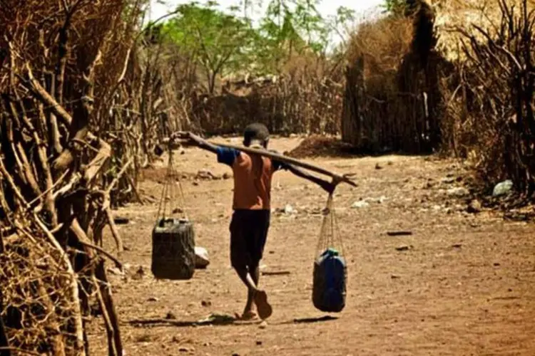 Etiópia, um dos que recebera doação, tem 5,2 milhões de habitantes passando fome