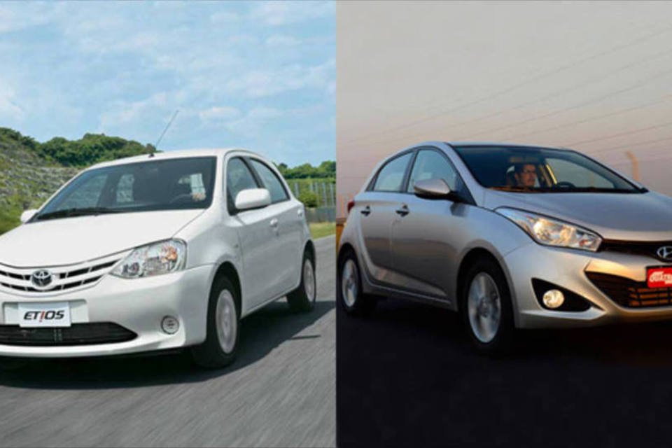 Comparativo: Toyota Etios vs Hyundai HB20
