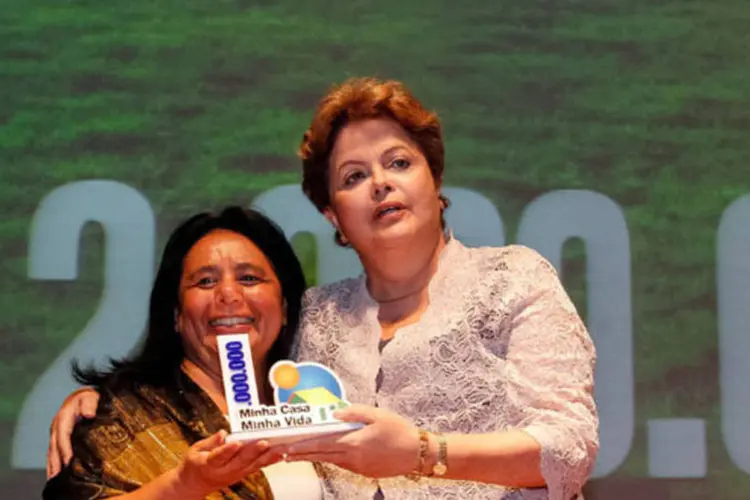 Presidenta Dilma Rousseff durante cerimônia de abertura da 5ª Conferência Nacional das Cidades (Roberto Stuckert Filho/PR)