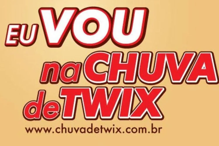 Chuva de Twix da Mars virou garoa