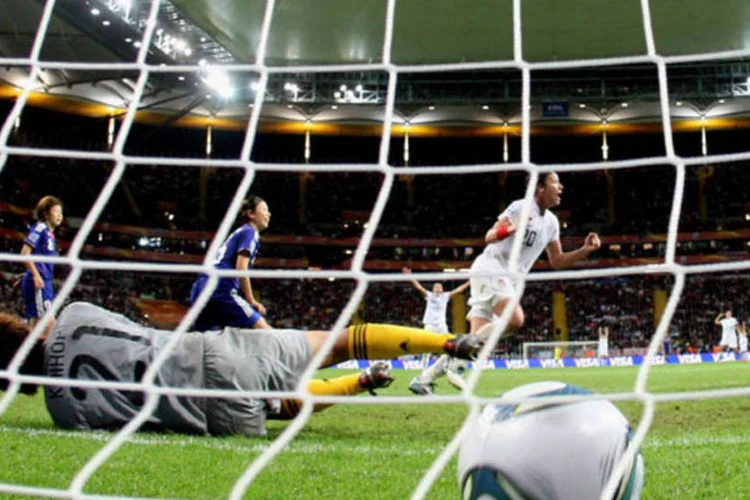 Gol dos EUA em cima do Japão na final (Friedemann Vogel/Getty Images)