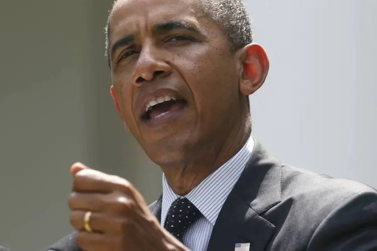 
	Barack Obama: presidente dos EUA defendeu uso transparente dos avi&otilde;es n&atilde;o tripulados, os drones
 (Kevin Lamarque/Reuters)