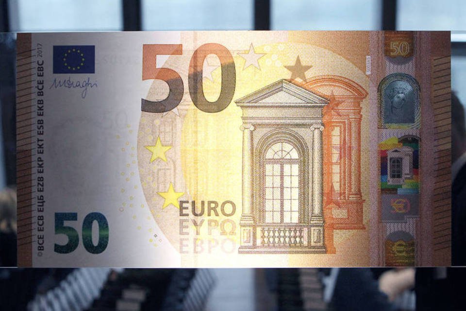 Banco Central Europeu lança nova célula de 50 euros