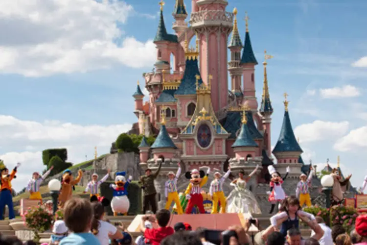 Euro Disney: a Disneyland Paris é o principal destino turístico europeu, com mais de 320 milhões de visitas desde a abertura (Getty Images/Getty Images)