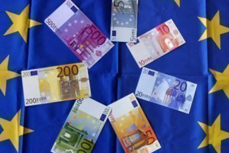 Banco alterou previsão de encolhimento da economia da zona do euro de 1,2% para 1,5% (Thomas Coex/AFP)
