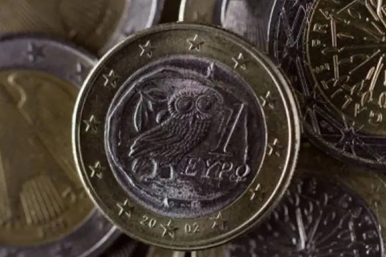 Moedas de euro (Joel Saget/AFP)