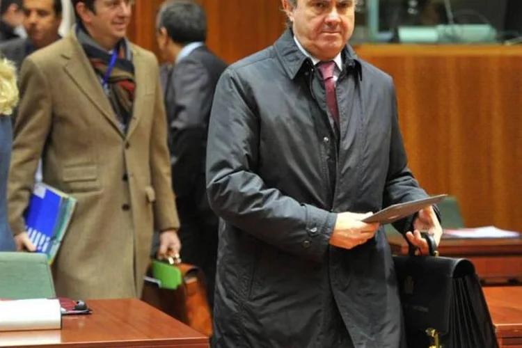 
	O ministro da Economia espanhol, Luis de Guindos: os europeus buscar&atilde;o superar suas diferen&ccedil;as e instalar um supervisor banc&aacute;rio da zona do euro
 (AFP/Georges Gobet)