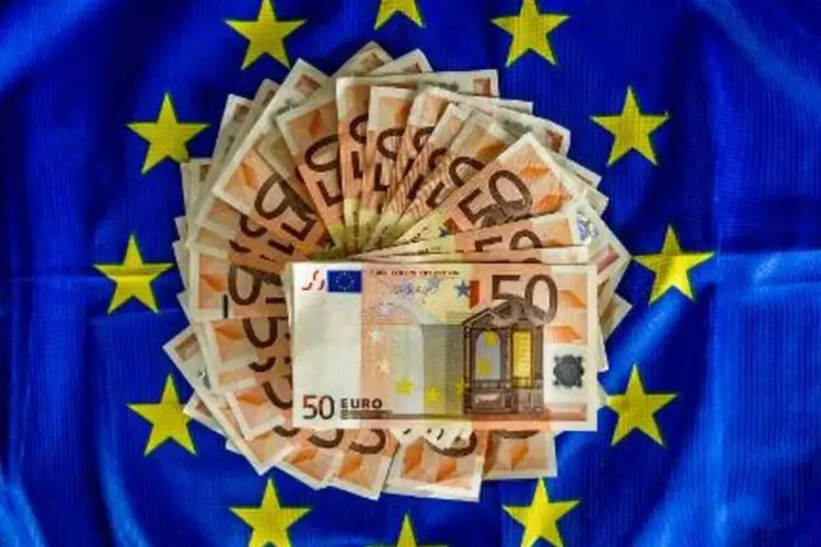 Euro: Lituânia vê o euro como uma proteção frente à Rússia (Philippe Huguen/AFP)
