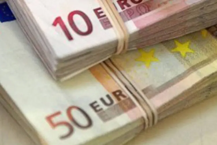 Ante uma enorme demanda, o Tesouro espanhol captou 6,609 bilhões de euros (Philippe Desmazes/AFP)