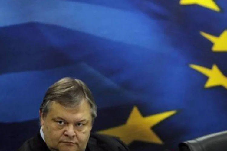 O ministro grego das finanças, Evangelos Venizelos (Louisa Gouliamaki/AFP)
