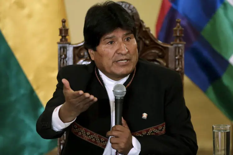 
	Bol&iacute;via: Morales opinou que os EUA dizem que a Bol&iacute;via est&aacute; &quot;mal na luta contra o narcotr&aacute;fico&quot; porque seu governo &eacute; &quot;anticapitalista e anti-imperialista&quot;
 (David Mercado / Reuters)