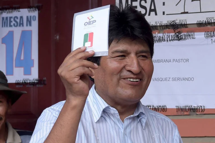 
	Evo Morales: um referendo em fevereiro passado negou a possibilidade de se candidatar a um novo mandato 2020-2025
 (Danilo Balderrama / Reuters)