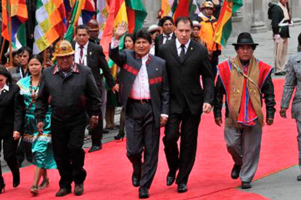 Evo Morales jura cargo e assume terceiro mandato na Bolívia