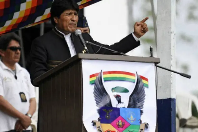 
	Evo Morales: Morales ofereceu a Sebasti&aacute;n Pi&ntilde;era a devolu&ccedil;&atilde;o de terras que d&atilde;o acesso ao Oceano Pac&iacute;fico em troca de g&aacute;s boliviano.
 (©afp.com / Jorge Bernal)