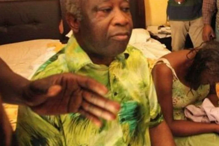 O comunicado não revela em que local está o ex-presidente Gbagbo (AFP)