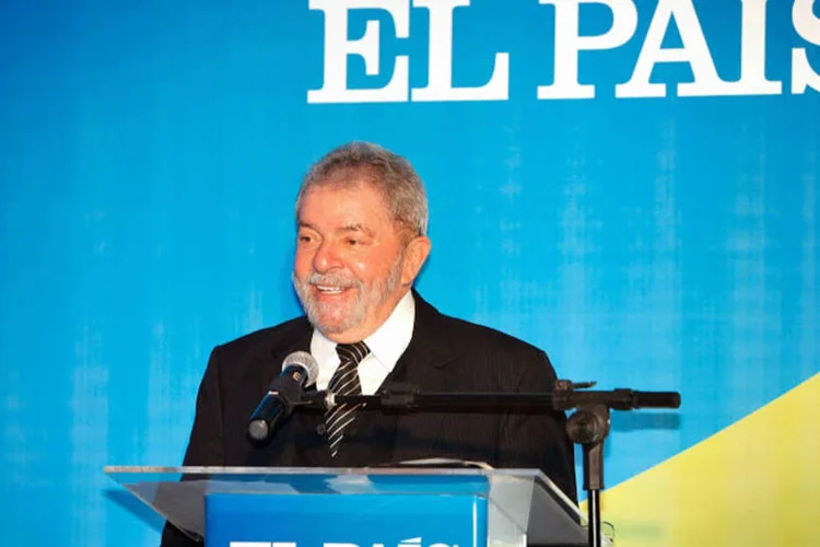 
	Lula: &quot;&eacute; a primeira vez que algu&eacute;m &eacute; convidado pela imprensa&quot;, ironizou o ex-presidente
 (Heinrich Aikawa/Instituto Lula)