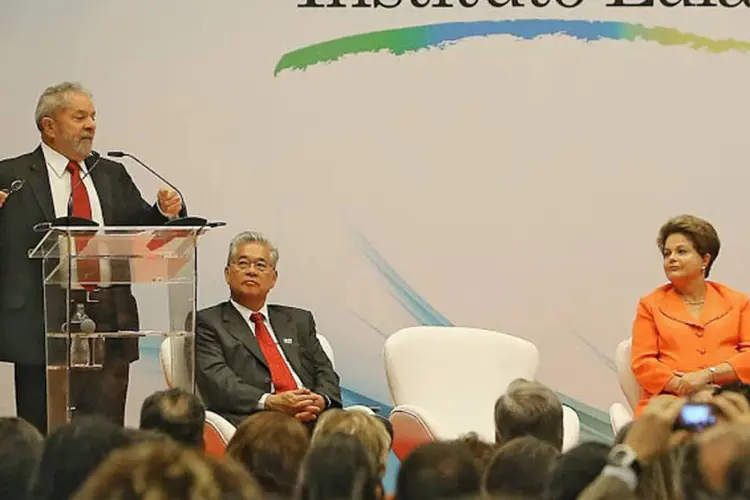 Ex-presidente Lula discursa durante o lançamento do site “O Brasil da Mudança”, em Brasília (Ricardo Stuckert/Instituto Lula)