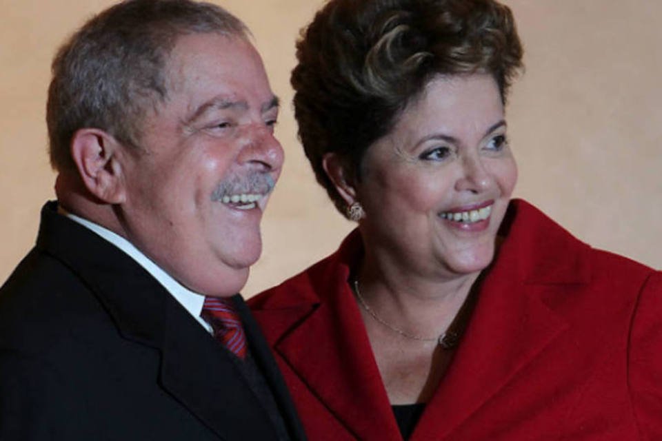 Lula posa com Dilma: 'foto ambientalmente correta'