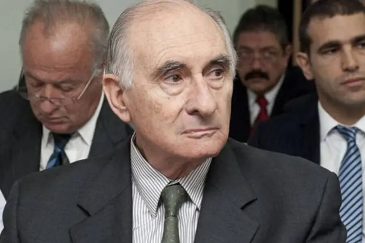 O ex-presidente argentino Fernando de la Rúa: o ex-presidente argentino, de tendência conservadora, também enfrenta um julgamento pelo suposto pagamento de subornos  (©afp.com / Ho)