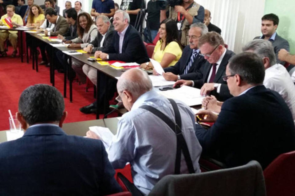 Reunião da Executiva Nacional do PSB na sede do partido, em Brasília (Valter Campanato/Agência Brasil)