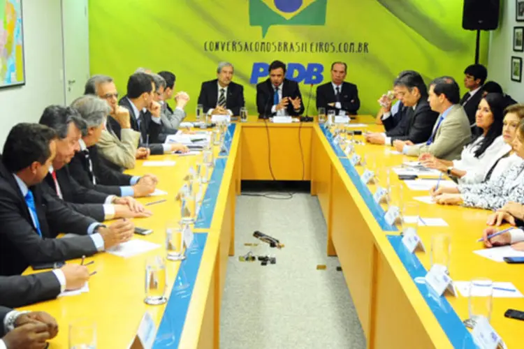 Presidente nacional do PSDB, senador Aécio Neves, reúne a executiva do partido (Divulgação/PSDB)