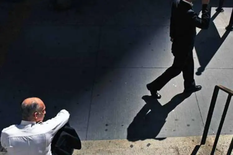 Executivo sentado (Spencer Platt/Getty Images)