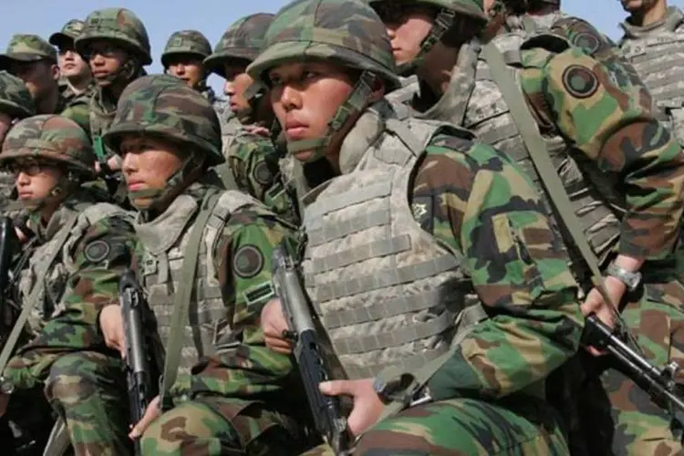 Exército sul-coreano realiza manobra militar após ataque do Norte (Chung Sung-Jun/Getty Images)
