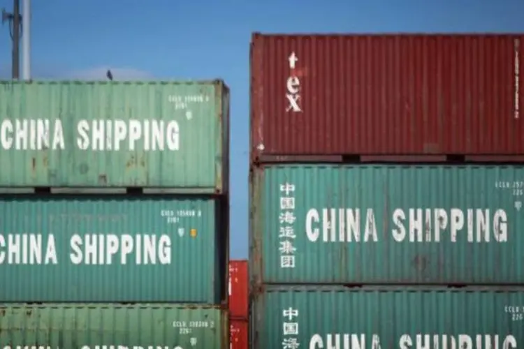 
	Exporta&ccedil;&otilde;es da China cresceram 7,3 por cento nos primeiros 11 meses de 2012 ante o ano anterior
 (Joe Raedle/Getty Images)