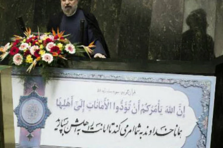 
	Hassan Rohani - presidente do Ir&atilde; lamentou o escasso volume de com&eacute;rcio interregional - &quot;algo realmente indefens&aacute;vel&quot;
 (AFP)
